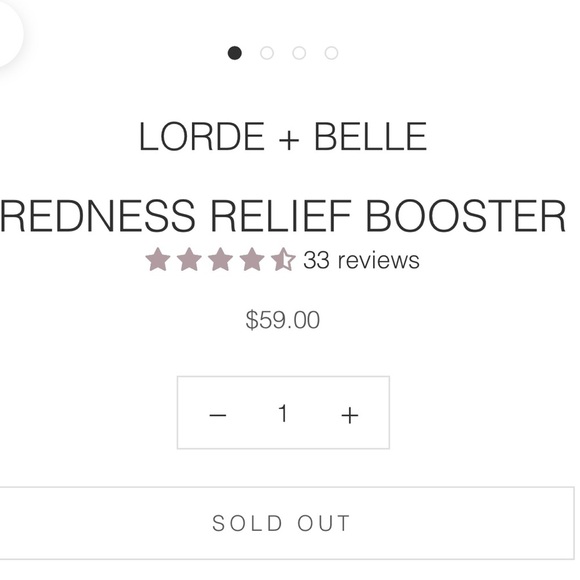 Lorde And Belle Redness Relief Booster Brand New in Box - Picture 4 of 6